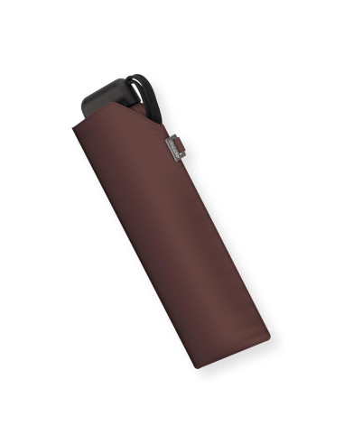 Carbonsteel Mini Slim Dark Chocolate  | Dámský deštník | Doppler CZ