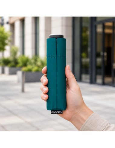 Fiber Mini Compact uni Teal Petrol - Dámský deštník | Doppler CZ