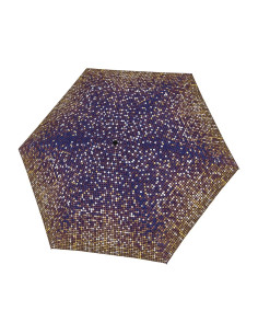 Fiber Havanna Twinkle blue | Dámský skládací deštník | Doppler CZ