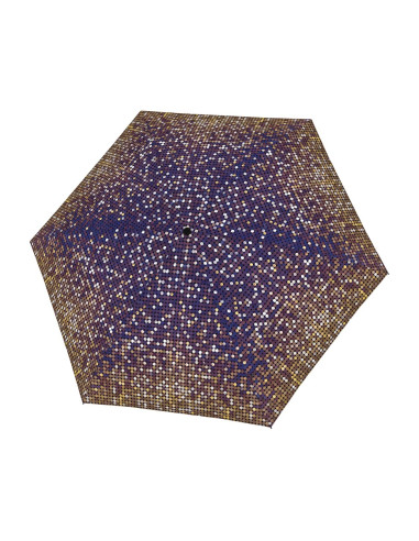 Fiber Havanna Twinkle blue | Dámský skládací deštník | Doppler CZ