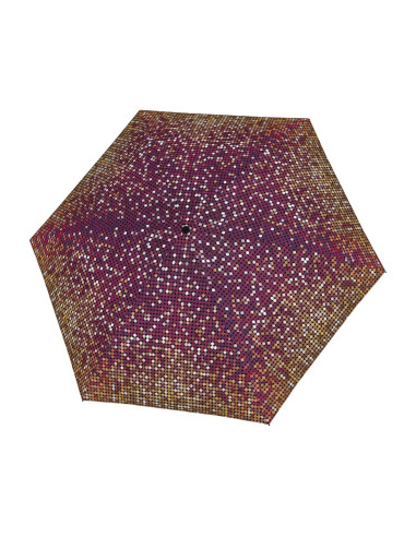 Fiber Havanna Twinkle berry | Dámský skládací deštník | Doppler CZ