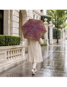 Fiber Havanna Twinkle berry | Dámský skládací deštník | Doppler CZ 2