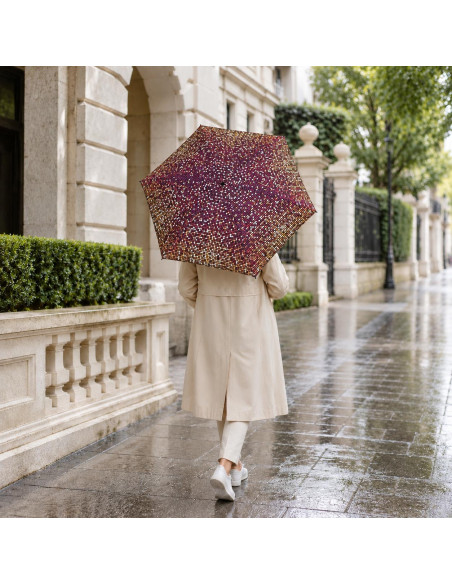 Fiber Havanna Twinkle berry | Dámský skládací deštník | Doppler CZ