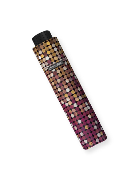Fiber Havanna Twinkle berry | Dámský skládací deštník | Doppler CZ