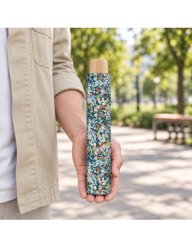 NATURE MINI printed pattern Sunny Dots  - dámský EKO deštník| Doppler CZ