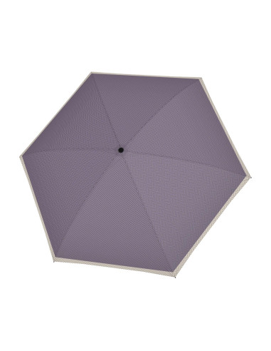 Fiber Havanna Chevron Lilac| Dámský skládací deštník | Doppler CZ