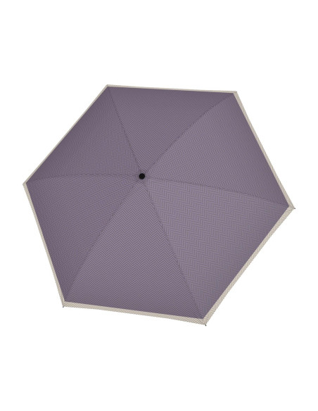 Fiber Havanna Chevron Lilac| Dámský skládací deštník | Doppler CZ