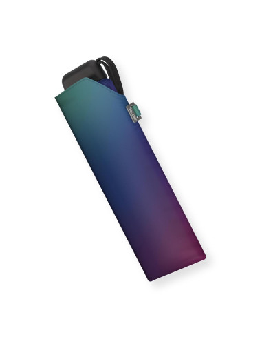 Carbonsteel Mini Slim  Fade Northern Lights | Dámský deštník | Doppler CZ