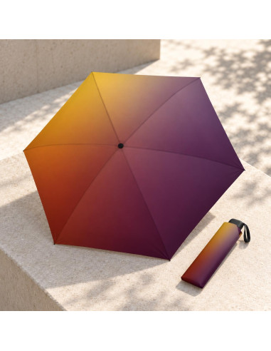 Carbonsteel Mini Slim Fade Sunset   | Dámský deštník | Doppler CZ