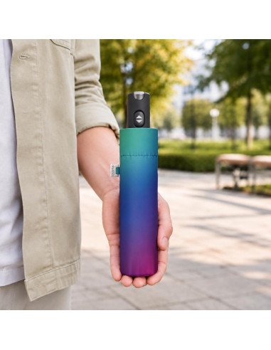 Carbonsteel Magic Fade Northern Lights | Dámský deštník | Doppler CZ
