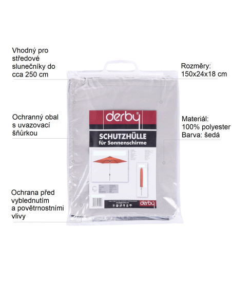 Slunečníkový obal Basic do 250 cm | Doppler CZ