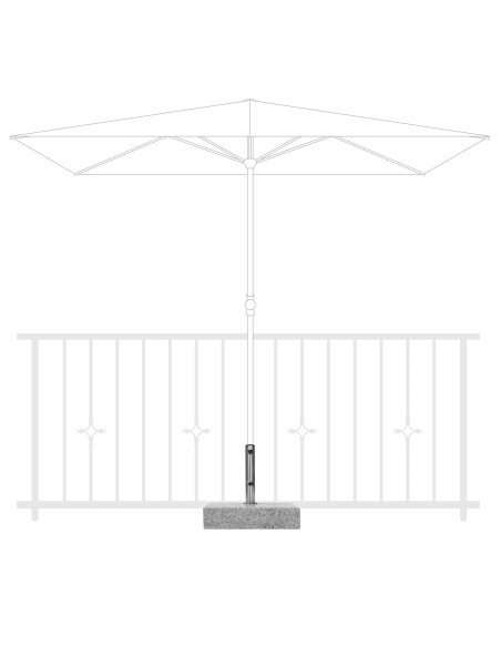 Žulový stojan balkónový 25 kg | Žulové stojany | DOPPLER CZ