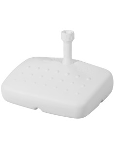 Stojan pro balkónové slunečníky 17 l - PVC bílý | DOPPLER CZ