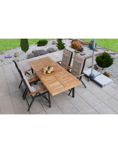 CONCEPT TEAK | Zahradní polohovací křeslo FSC® | DOPPLER CZ 2