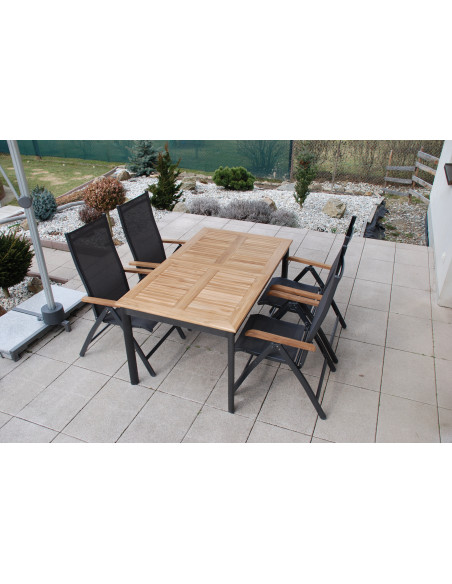 CONCEPT TEAK | Zahradní polohovací křeslo FSC® | DOPPLER CZ