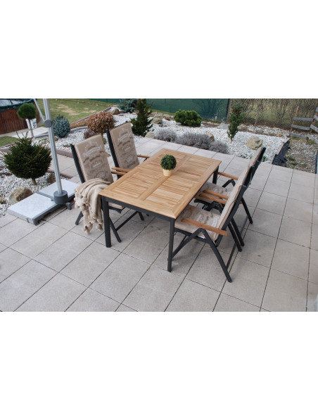 CONCEPT TEAK | Zahradní polohovací křeslo FSC® | DOPPLER CZ