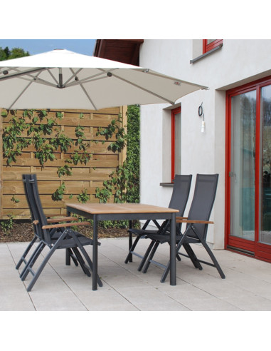 CONCEPT TEAK | Zahradní polohovací křeslo FSC® | DOPPLER CZ