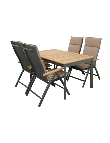 CONCEPT TEAK | Zahradní polohovací křeslo FSC® | DOPPLER CZ