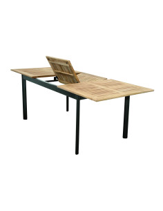 CONCEPT - rozkládací stůl s teakovou deskou FSC® | Doppler 2