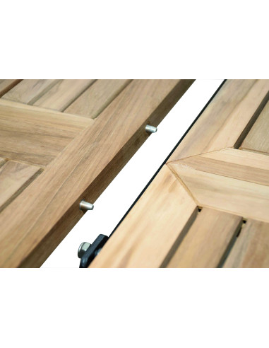 CONCEPT - rozkládací stůl s teakovou deskou FSC® | Doppler