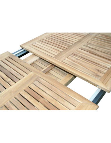 CONCEPT - rozkládací stůl s teakovou deskou FSC® | Doppler