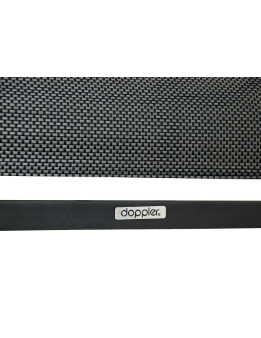 PESARO lehátko antracit káro | Kovová lehátka | Doppler