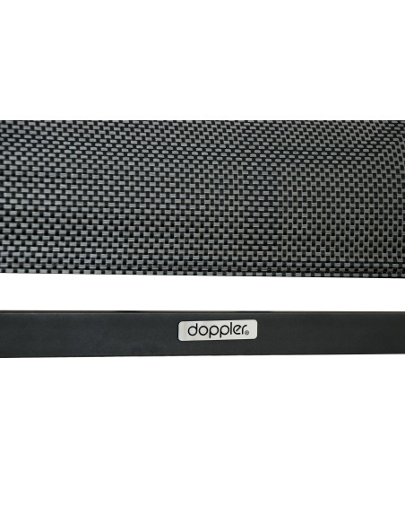 PESARO lehátko antracit káro | Kovová lehátka | Doppler