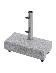 Žulový balkónový stojan s úchytem a kolečky 25 kg | DOPPLER