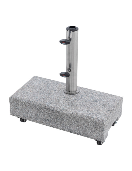 Žulový balkónový stojan s úchytem a kolečky 25 kg | DOPPLER