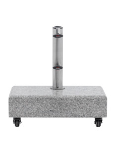 Žulový balkónový stojan s úchytem a kolečky 25 kg | DOPPLER 2