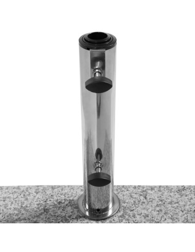 Žulový balkónový stojan s úchytem a kolečky 25 kg | DOPPLER