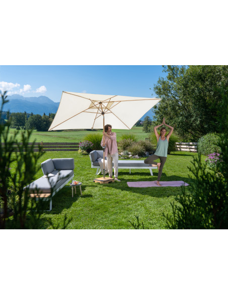 Alu Wood Trolley 50 kg s kolečky Betonový stojan  | Doppler