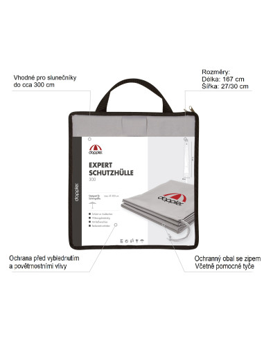 Expert - ochranný obal na slunečníky do 3m | DOPPLER CZ