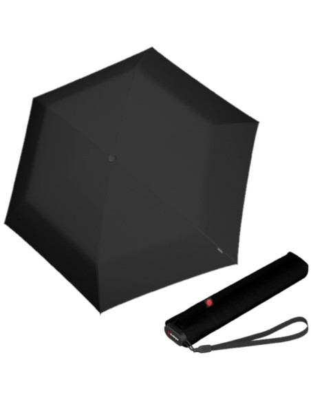 Knirps US050 BLACK | Lehký skládací deštník | DOPPLER
