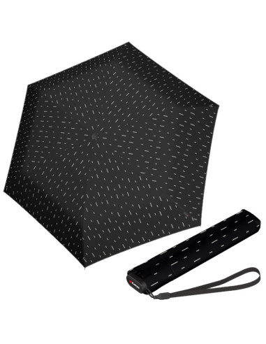 Knirps US050 RAIN BLACK | skládací deštník | DOPPLER