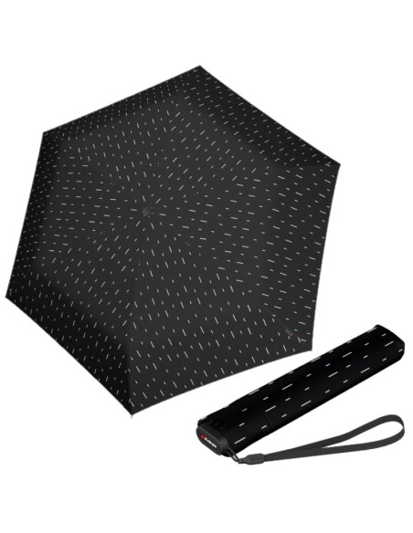Knirps US050 RAIN BLACK | skládací deštník | DOPPLER