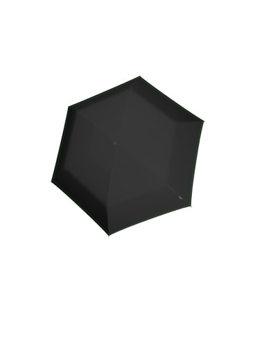 KNIRPS U200 Neon black | Plně automatický deštník | Doppler