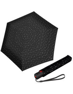 KNIRPS U200 Rain Black | Plně automatický deštník | Doppler