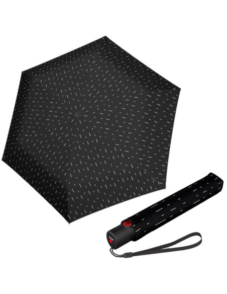 KNIRPS U200 Rain Black | Plně automatický deštník | Doppler