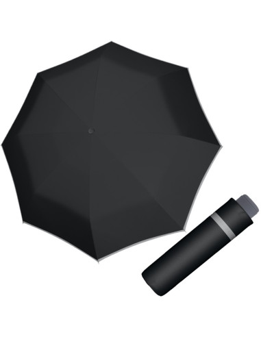 Kids Mini Light Up Black - dětský skládací deštník | Doppler CZ