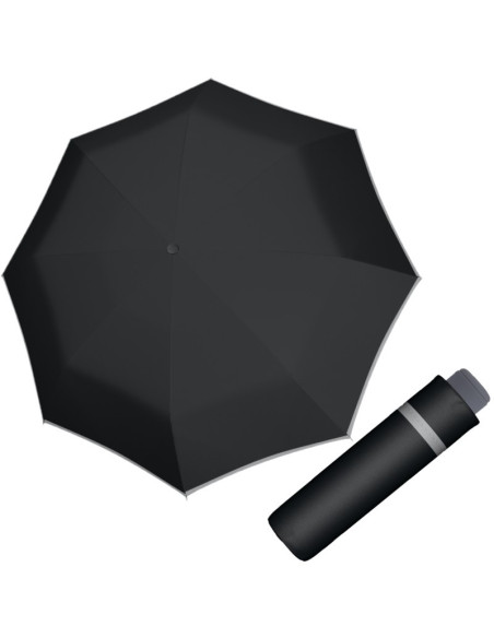 Kids Mini Light Up Black - dětský skládací deštník | Doppler CZ