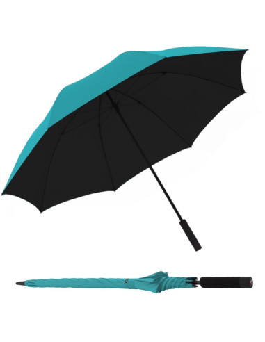 KNIRPS  XXL Turquoise with black | holový deštník | Doppler