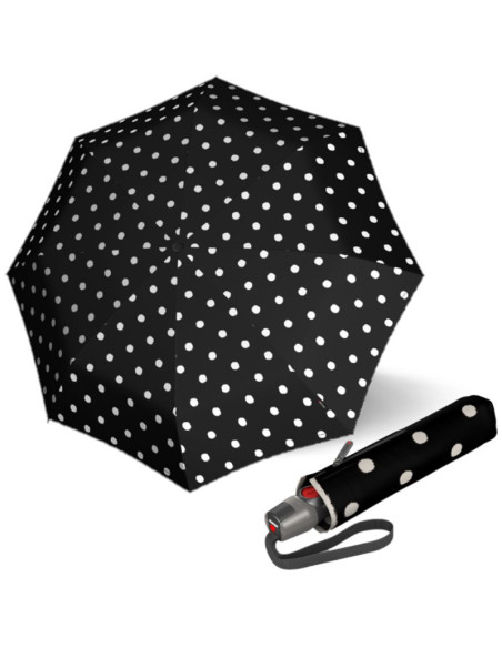 Knirps T200 Dot art black | plno automatický deštník | Doppler