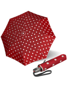 Knirps T200 Dot art red | plno automatický deštník | Doppler