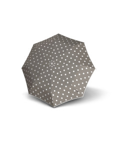 Knirps Dot art taupe | Holový vystřelovací deštník | Doppler 2