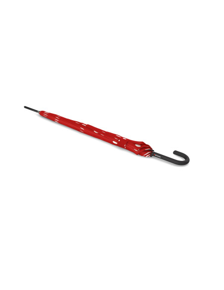 Knirps Dot art red | Holový vystřelovací deštník | Doppler