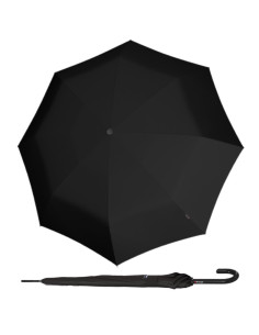 Knirps A.760 2Stick black | Holový vystřelovací deštník | Doppler