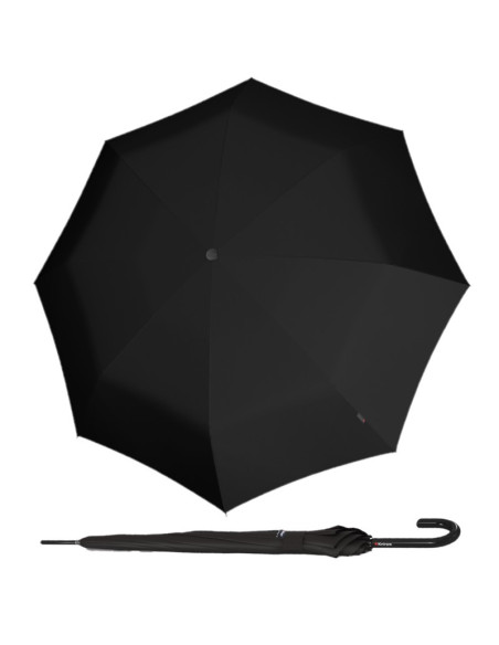 Knirps A.760 2Stick black | Holový vystřelovací deštník | Doppler