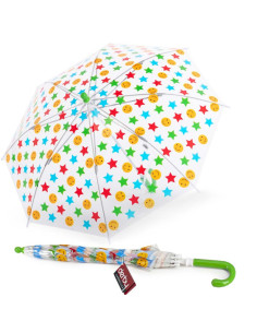 Kids Sky Transparent - dětský holový deštník | Doppler CZ
