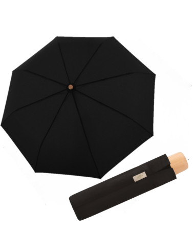 NATURE MINI Simple Black - EKO deštník| Doppler CZ
